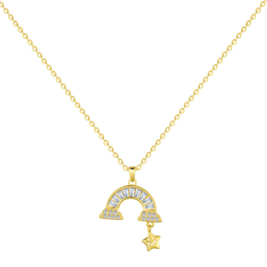 [Kismet Jewels ]Unique Rainbow Star Necklace