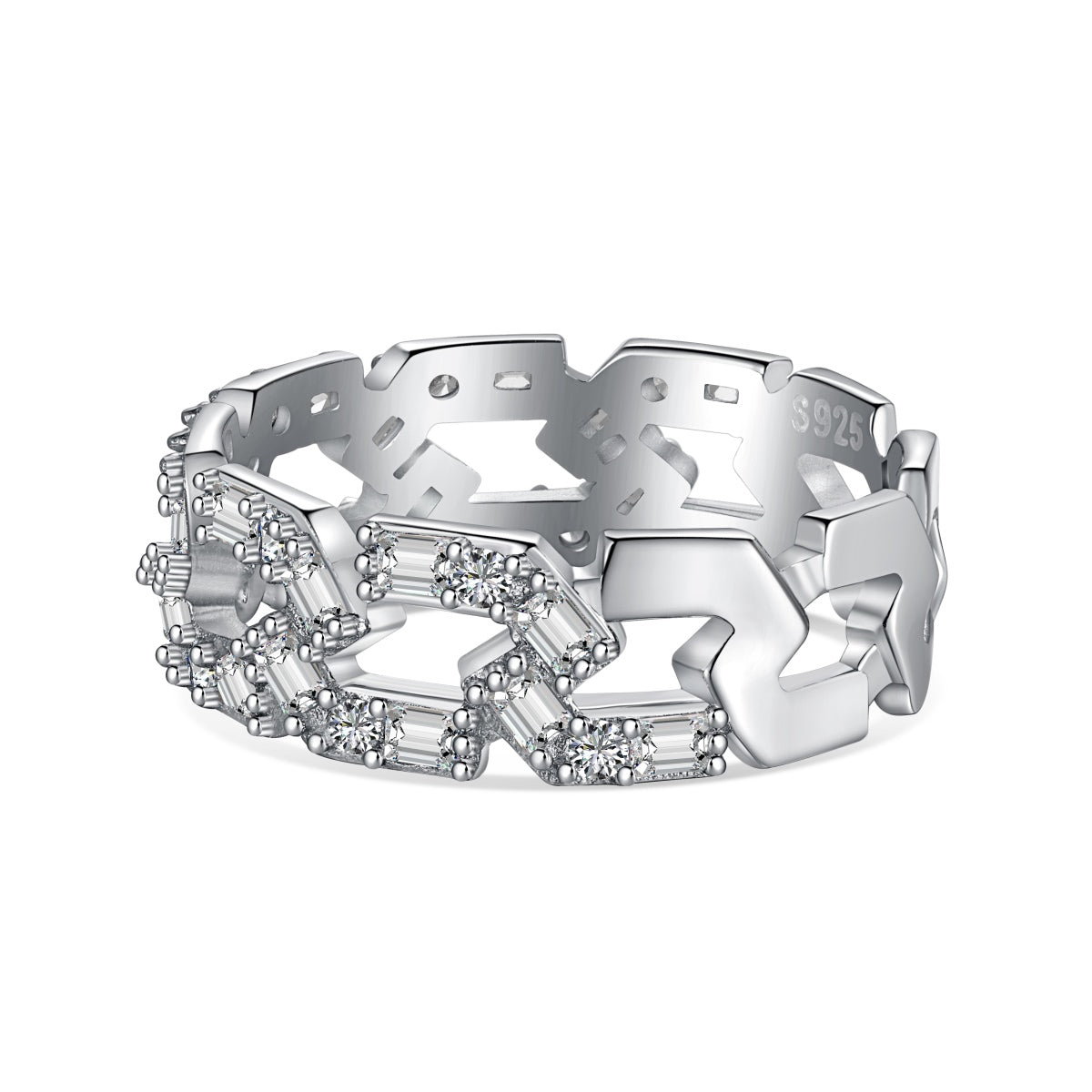 [Kismet Jewels ]Sparkling Vibrant Emerald Cut Daily Ring