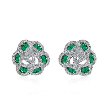 [Kismet Jewels ]Exquisite Flower Shape Daily Earrings