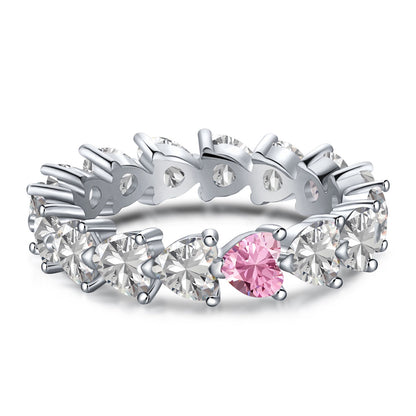 [Kismet Jewels ]0.25 Carat Radiant Romance Heart Cut Lover Ring