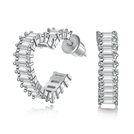 [Kismet Jewels ]Radiant Heart Cutout Earrings