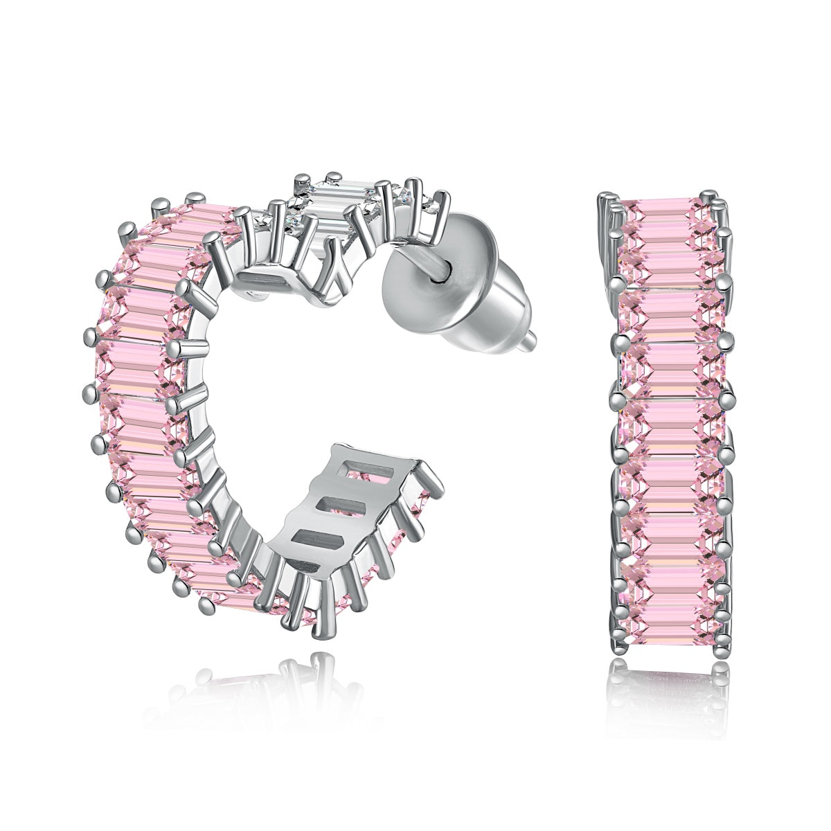 [Kismet Jewels ]Radiant Heart Cutout Earrings