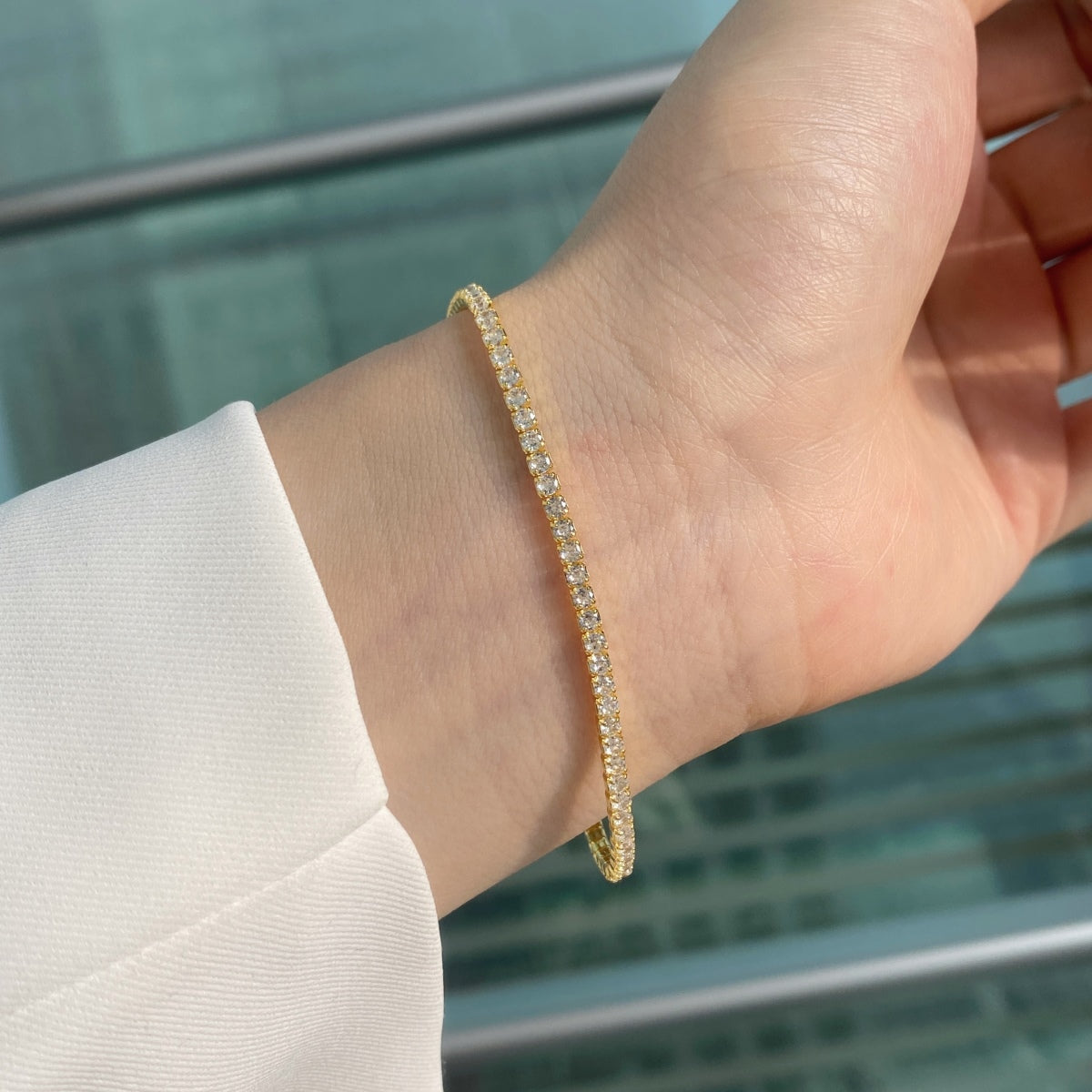 [Kismet Jewels ]Radiant Colorful Round Cut Party Bracelet