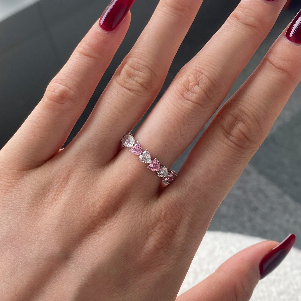 [Kismet Jewels ]0.25 Carat Radiant Romance Heart Cut Lover Ring