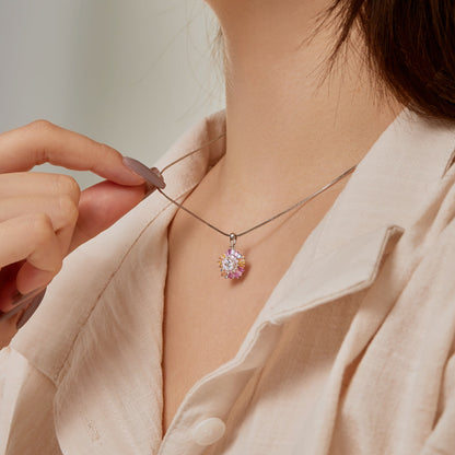 [Kismet Jewels ]Charming Flower Colorful Necklace
