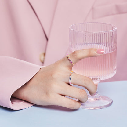 [Kismet Jewels ]Lively In Shades Elegant Radiant Cut Daily Ring