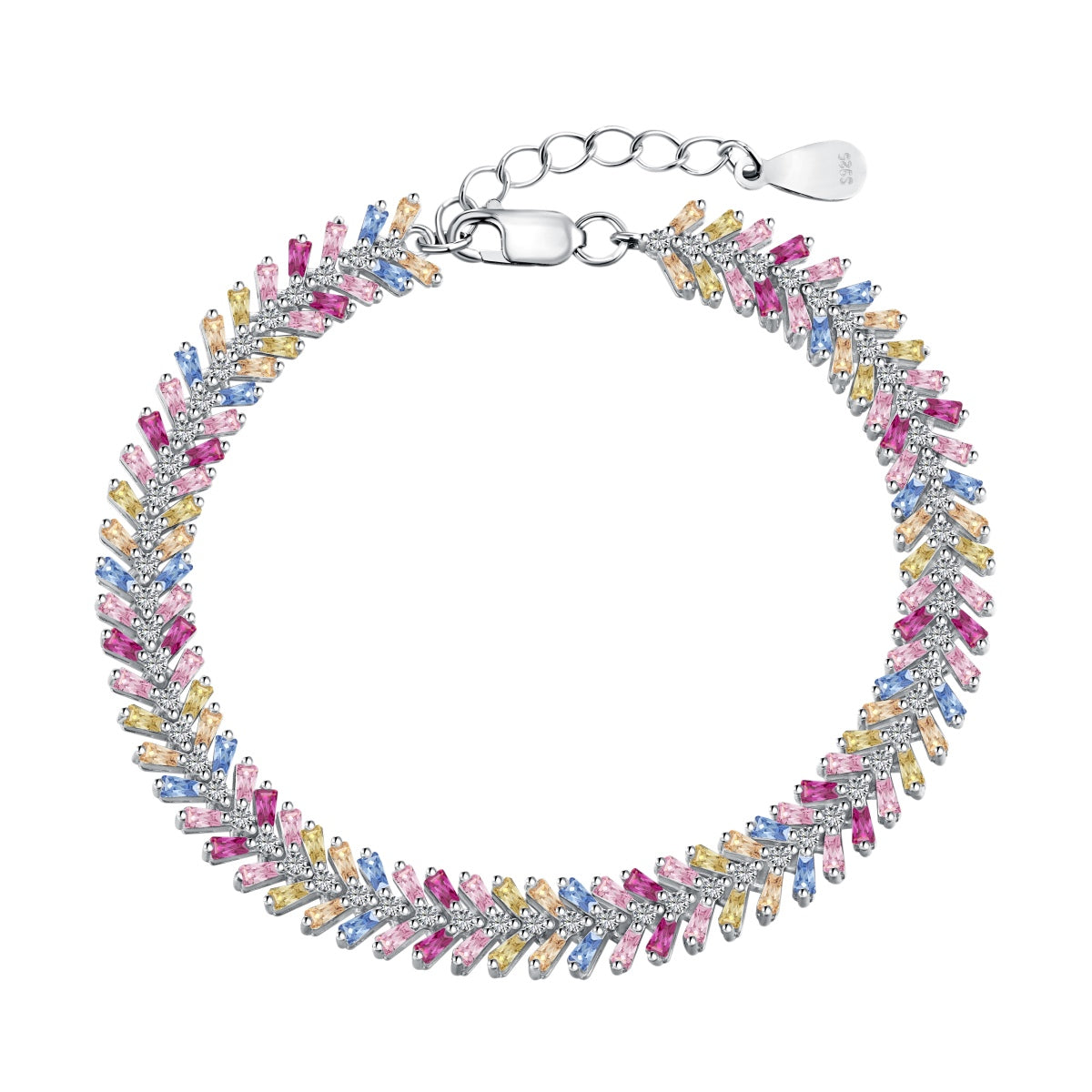 [Kismet Jewels ]Dainty Radiant Emerald Cut Daily Bracelet