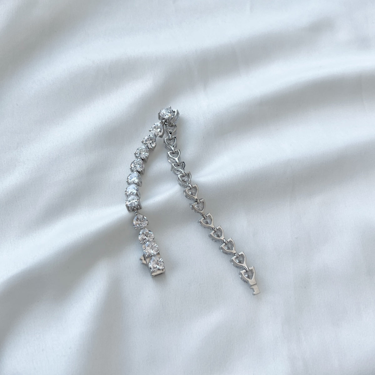 [Kismet Jewels ]0.75 Carat Elegant Romantic Heart Shape Lover Bracelet