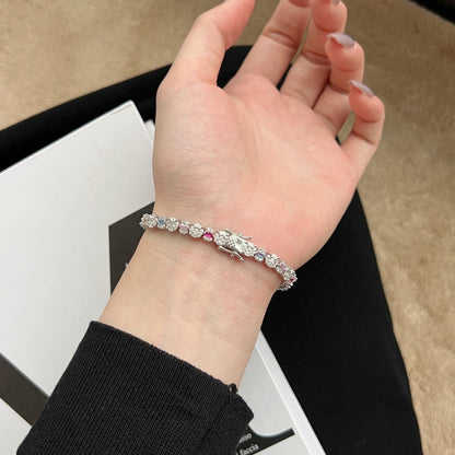 [Kismet Jewels ]Dazzling Radiant Multi Cut Daily Bracelet