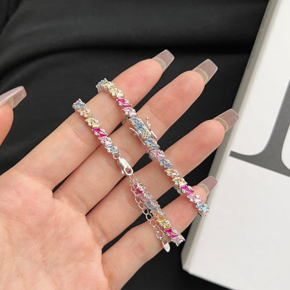 [Kismet Jewels ]Ornate Sparkling Multi Cut Party Bracelet