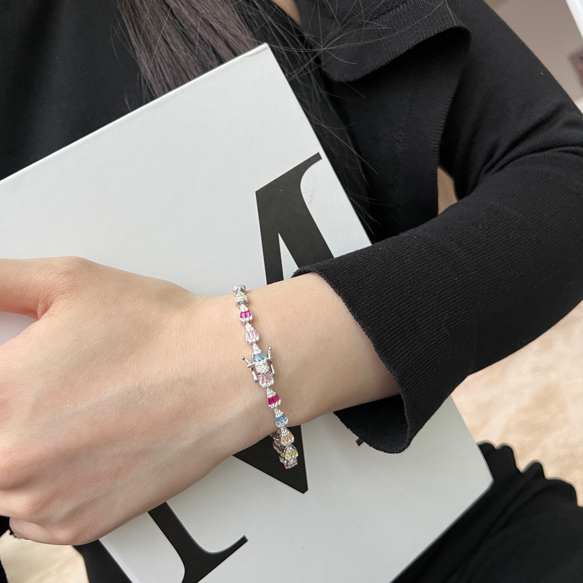 [Kismet Jewels ]Radiant Water Drop Shape Daily Bracelet