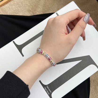 [Kismet Jewels ]Sparkling Exquisite Multi Cut Party Bracelet
