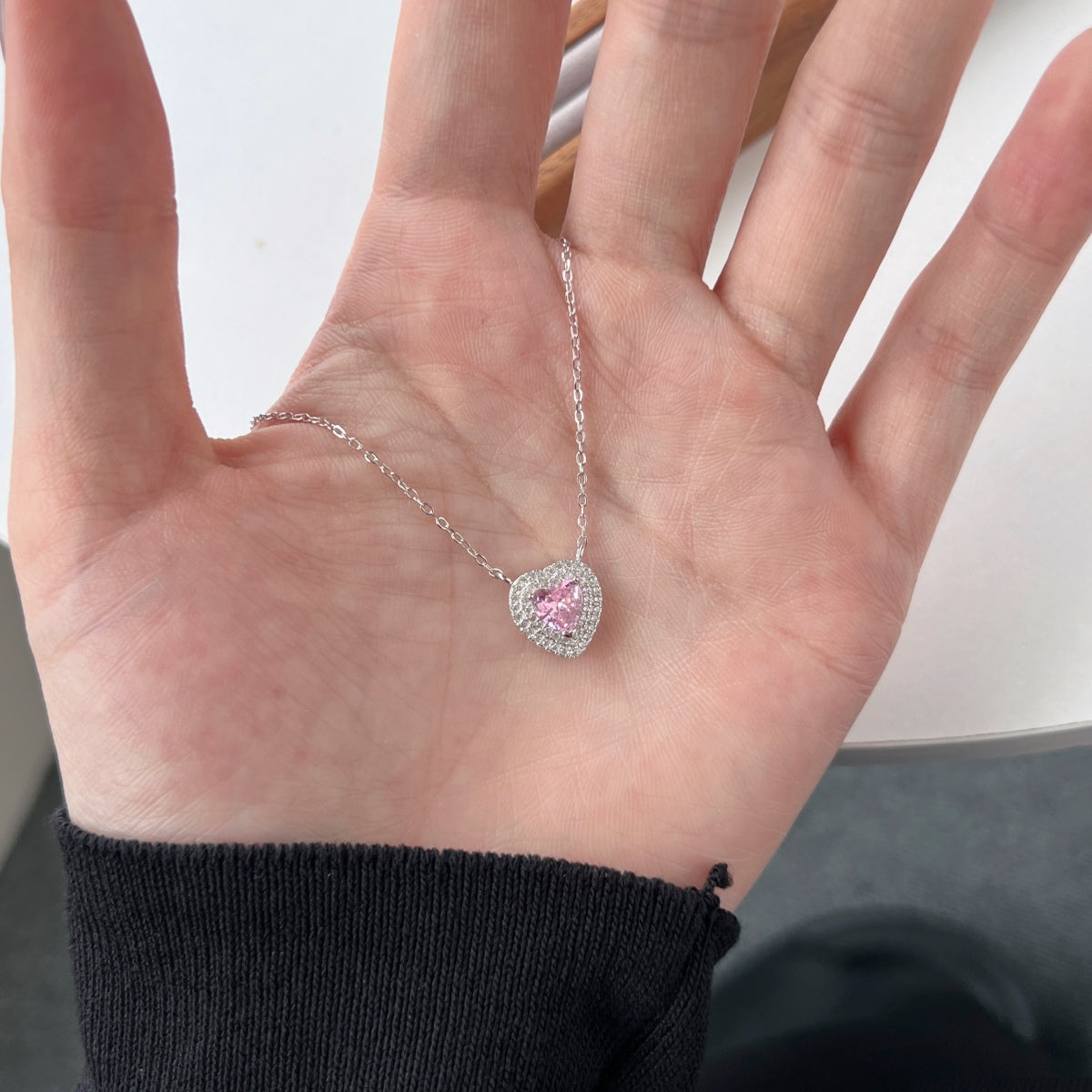 [Kismet Jewels ]Exquisite Heart Shape Necklace