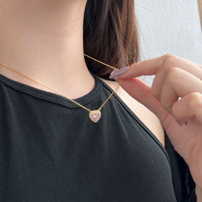 [Kismet Jewels ]Exquisite Heart Shape Necklace
