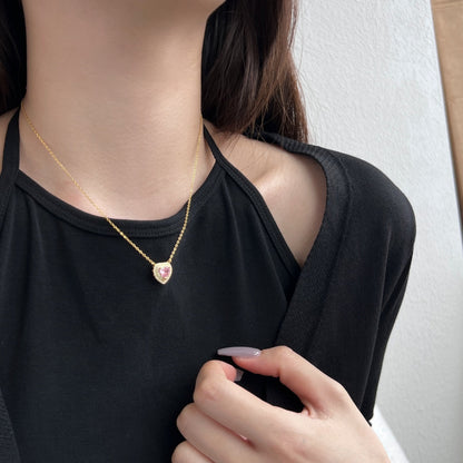 [Kismet Jewels ]Exquisite Heart Shape Necklace