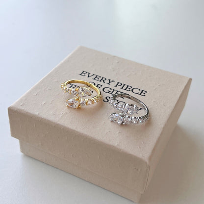 [Kismet Jewels ]Delicate Lively Snake Shape Daily Ring