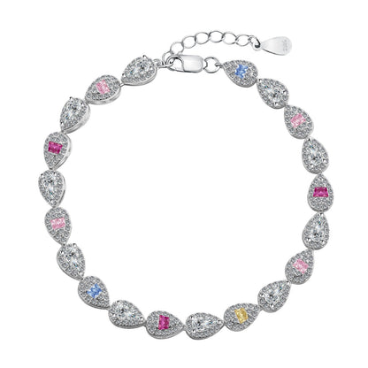 [Kismet Jewels ]0.25 Carat Radiant Water Drop Shape Daily Bracelet