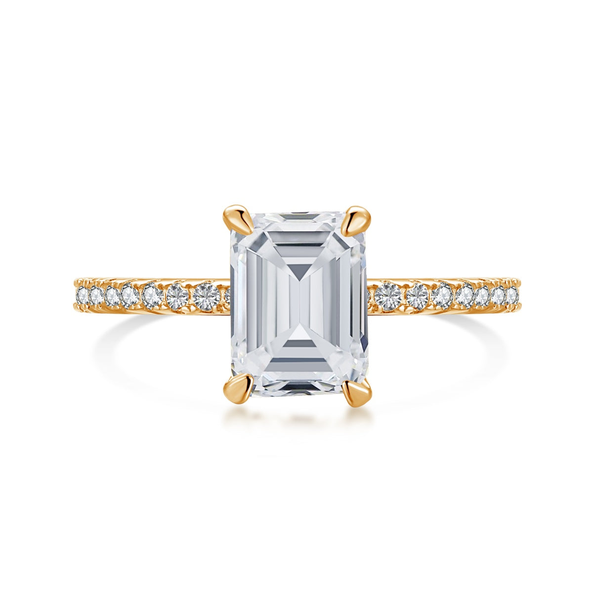 [Kismet Jewels ]2.0 Carat Scintillating Ornate Radiant Cut Party Ring