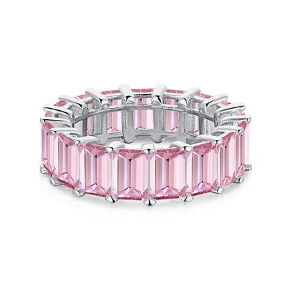 [Kismet Jewels ]0.75 Carat Elegant Emerald Cut Tennis Ring