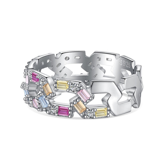 [Kismet Jewels ]Sparkling Vibrant Emerald Cut Daily Ring