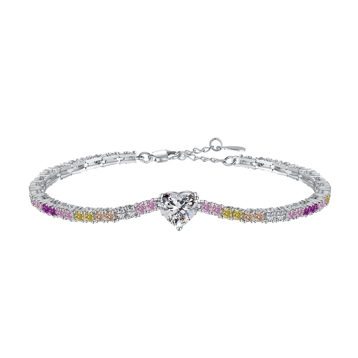 [Kismet Jewels ]Delicate Romantic Heart Shape Lover Bracelet