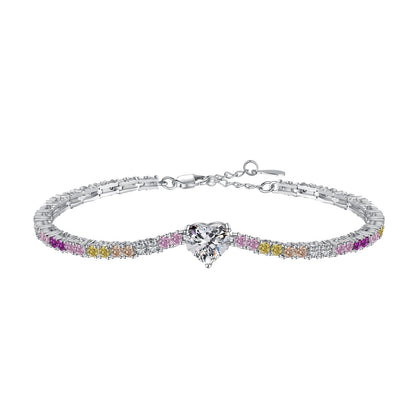 [Kismet Jewels ]Delicate Romantic Heart Shape Lover Bracelet