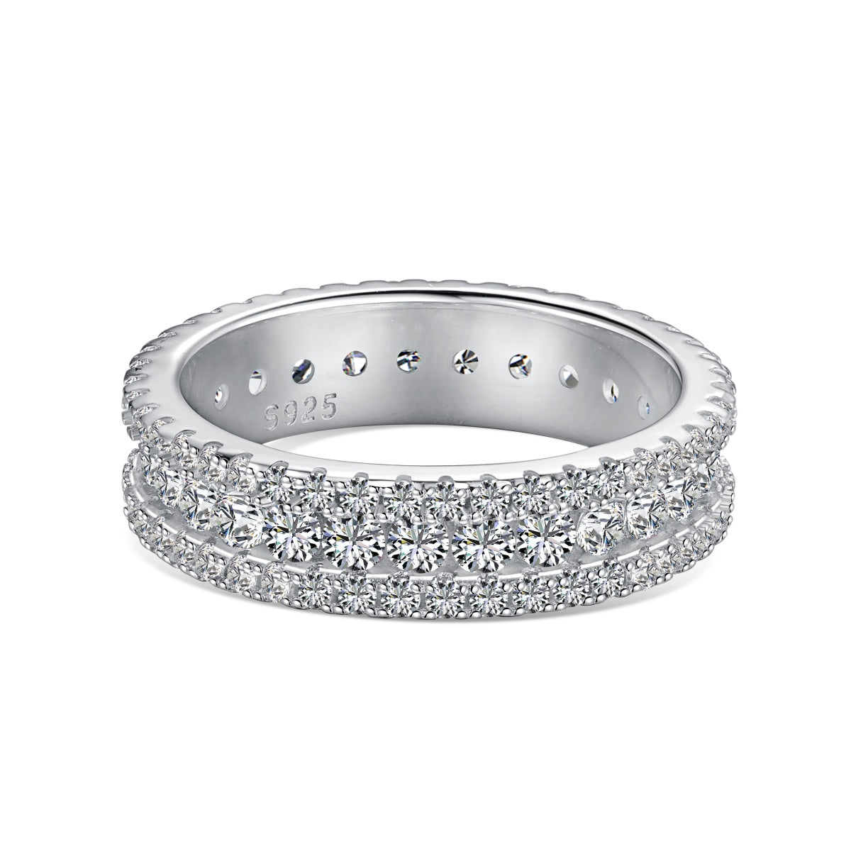 [Kismet Jewels ]Delicate Colorful Round Cut Daily Ring