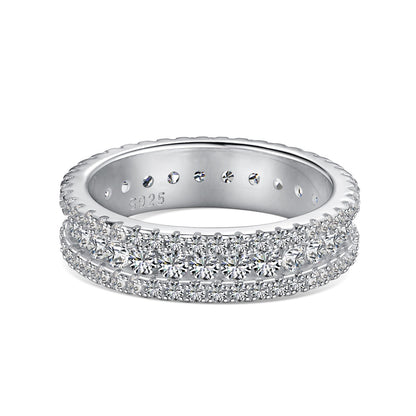 [Kismet Jewels ]Delicate Colorful Round Cut Daily Ring