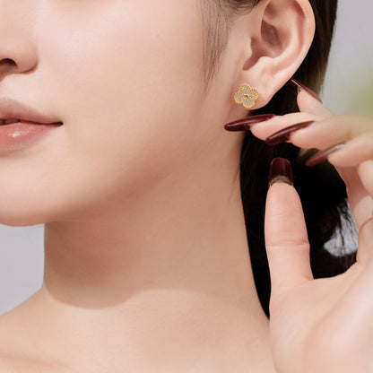 [Kismet Jewels ]Four Leaf Clover Fashion Earrings