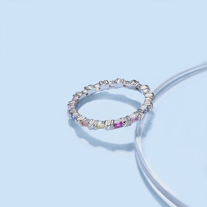 [Kismet Jewels ]Charming Colorful Round Cut Daily Ring