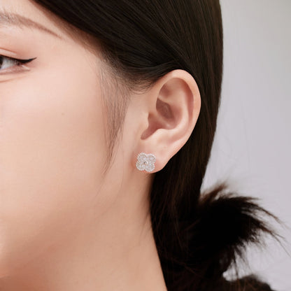 [Kismet Jewels ]Four Leaf Clover Fashion Earrings