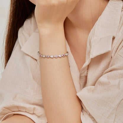 [Kismet Jewels ]0.25 Carat Radiant Water Drop Shape Daily Bracelet