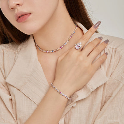 [Kismet Jewels ]0.25 Carat Radiant Water Drop Shape Daily Bracelet