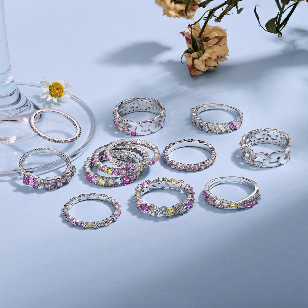[Kismet Jewels ]Dainty Ebullient Round Cut Daily Ring