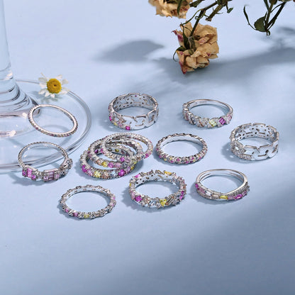 [Kismet Jewels ]Dainty Ebullient Round Cut Daily Ring