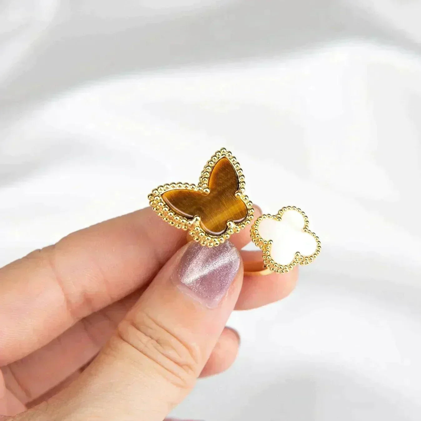 [Kismet Jewels ]LUCKY BETWEEN THE FINGER RING