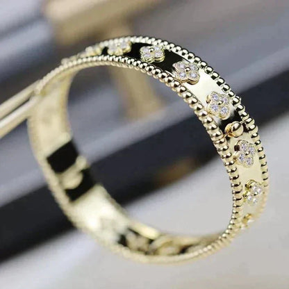 [Kismet Jewels ]CLOVER BRACELET 8MM DIAMONDS