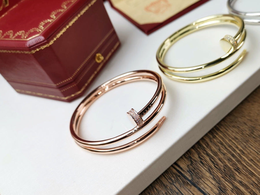 [Kismet Jewels ]JUSTE BRACELET 3.5MM DOUBLE ROW DIAMOND