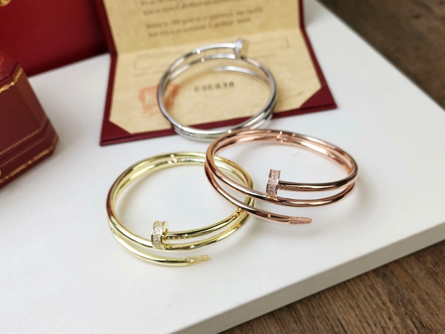 [Kismet Jewels ]JUSTE BRACELET 3.5MM DOUBLE ROW DIAMOND