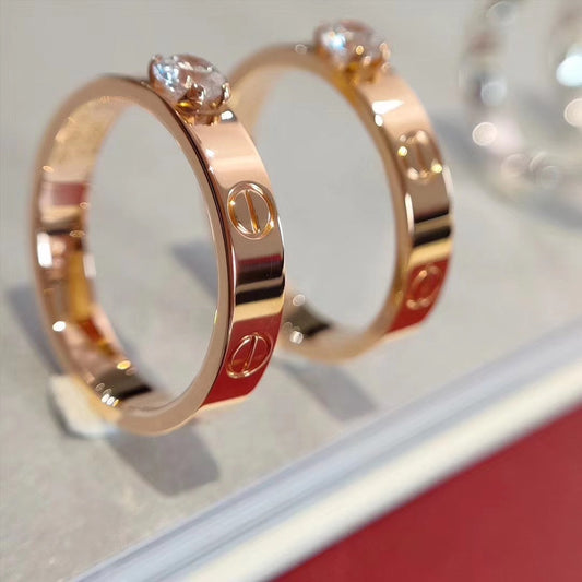 [Kismet Jewels ]LOVE RING 3.6MM 1 BIG DIAMOND