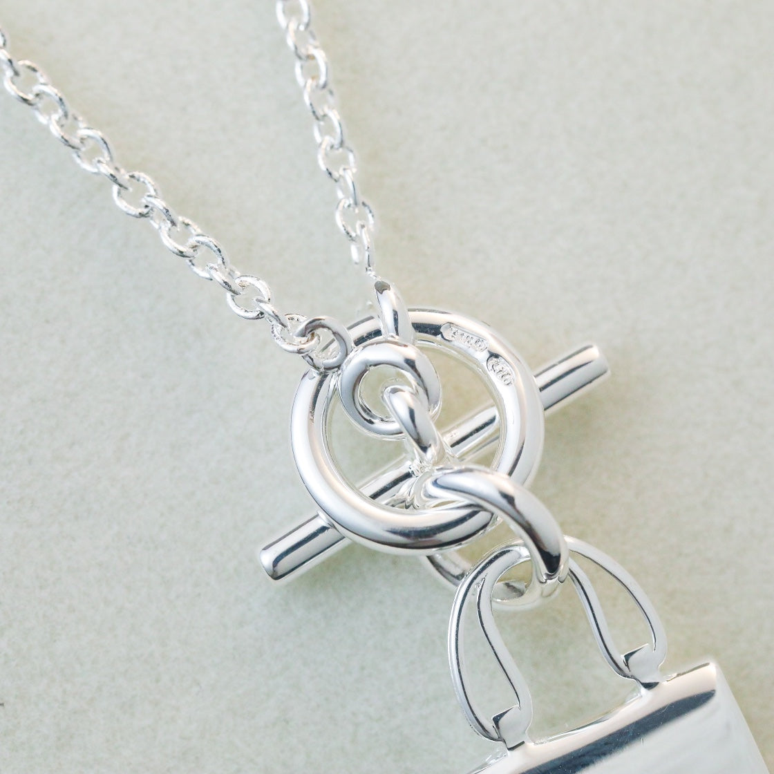 [Kismet Jewels ]POP H PEDANT SILVER NECKLACE