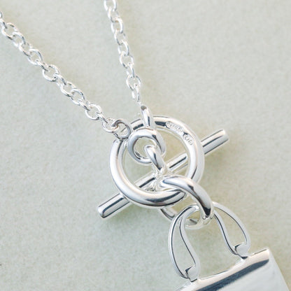 [Kismet Jewels ]POP H PEDANT SILVER NECKLACE