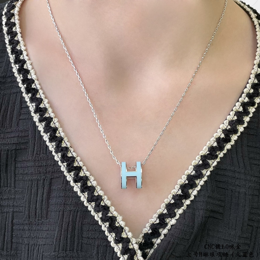 [Kismet Jewels ]POP H SKY BLUE NECKLACE
