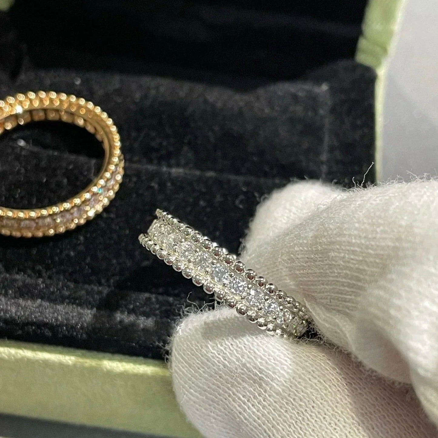 [Kismet Jewels ]PERLEE DIAMOND SILVER RING