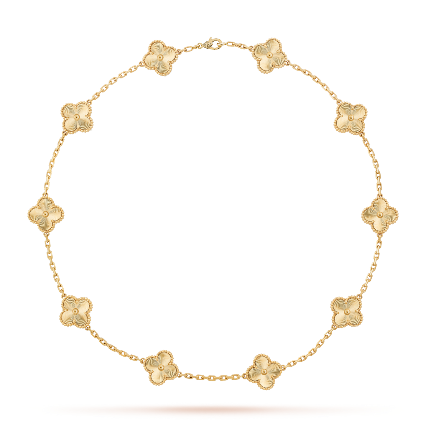[Kismet Jewels ]CLOVER 10 MOTIFS LASER NECKLACE