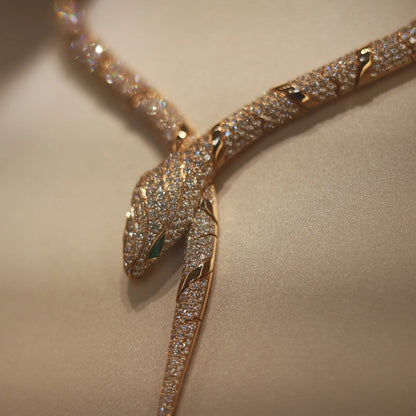 [Kismet Jewels ]HAUTE COUTURE GOLD SERPENTI NECKLACE