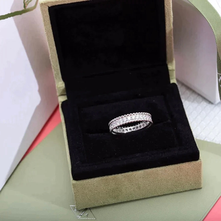 [Kismet Jewels ]PERLEE DIAMOND SILVER RING