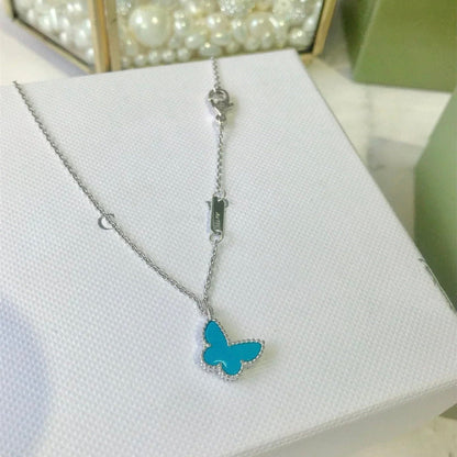 [Kismet Jewels ]BUTTERFLY TURQUOISE BUTTERFLY BRACELET SILVER