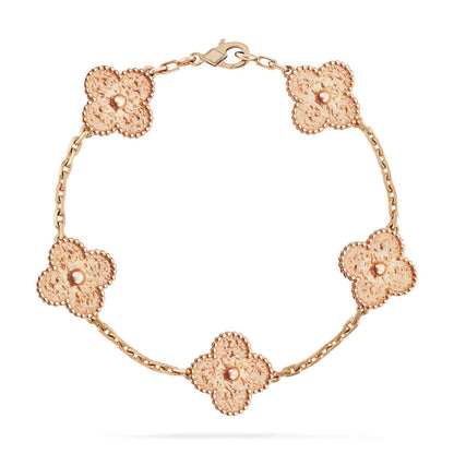 [Kismet Jewels ]CLOVER 5 MOTIFS BRONZING BRACELET