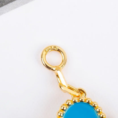 [Kismet Jewels ]CLOVER 5 MOTIFS TURQUOISE BRACELET